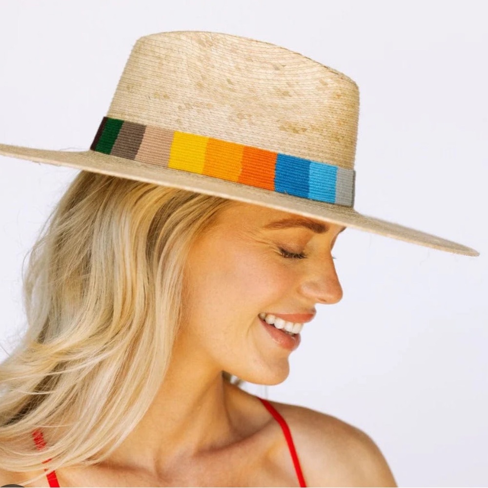 Sunshine Tienda Rosita Palm Straw Hat